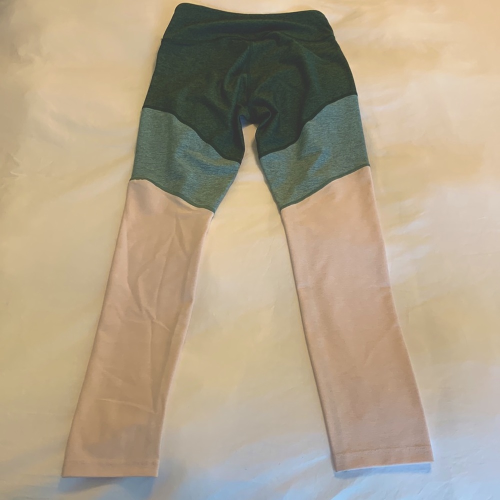 Yoga Pants from Outdoor Voices size S, Pink/Green/Grey